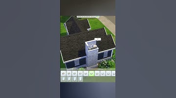 Sims 4 No cc custom chimney! #sims4 #speedbuild #sims4nocc