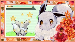 LIVE!! Shiny Eevee in LeafGreen after 6,943 SRs (DTQ #3 + Eeveelution Showcase)