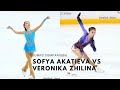 Veronika Zhilina VS Sofya Akatieva at Moscow City Junior Championship