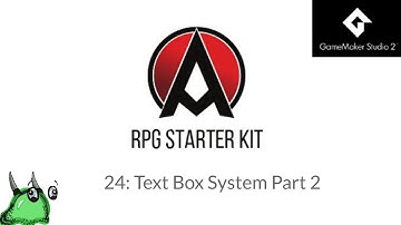 GameMaker Studio 2: RPG Starter Kit #24 Textbox Part 2