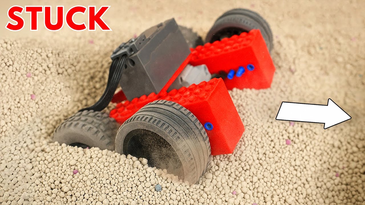 EPIC Pass or Fail? Driving Lego Cars Through Sand Trap | AM Bricks Challenges