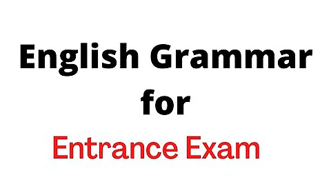 Important questions  of English grammar for entrance exam| entrance  |english MCQ for Entrance - DayDayNews