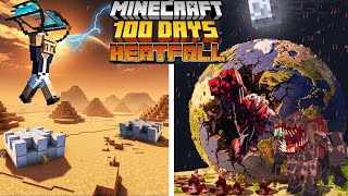 I Survive 100 Days In Minecrafts Deadliest Disaster Heatfall