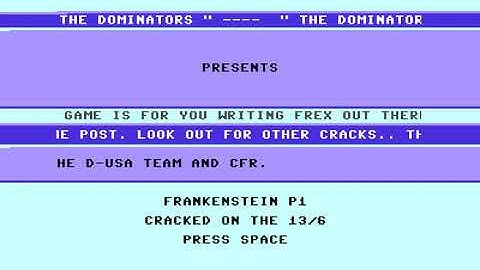 Dominators Intro 25  ! Commodore 64 (C64)