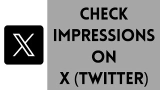 Famous How To Check Impressions On X (Twitter) Profile