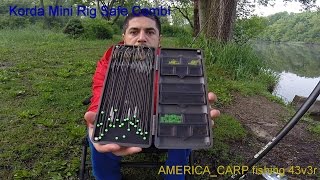 Korda Mini Combi Rig Safe reviews , Carp fishing haul , carp fishing tackle