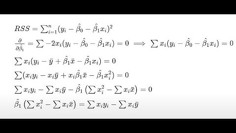 Linear Regression, Deriving Least Square Estimators, and Python Example