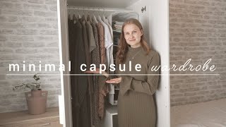 decluttering my ENTIRE closet | minimalism