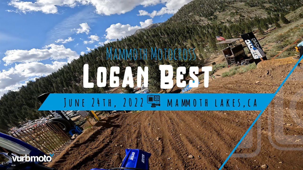 Logan Best Ripping a Two Stroke at Mammoth Motocross