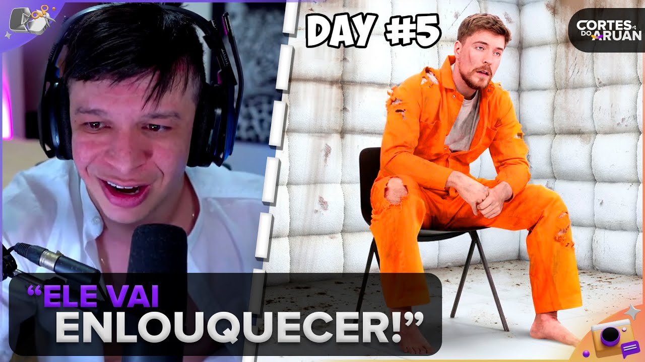 ARUAN REAGE: EU PASSEI 7 DIAS NA SOLITÁRIA (MRBEAST) - Cortes do Aruan
