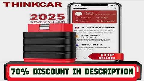 A must-have product! 2025 Thinkcar Thinksafe OBD2 Bluetooth Scanner Code Reader Car Bi-directional
