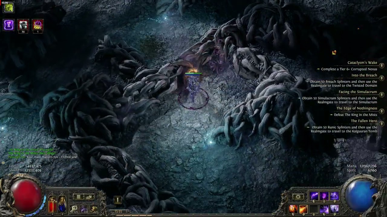 Chronomance 0.3 first time doing The King of the Mist, blind try.