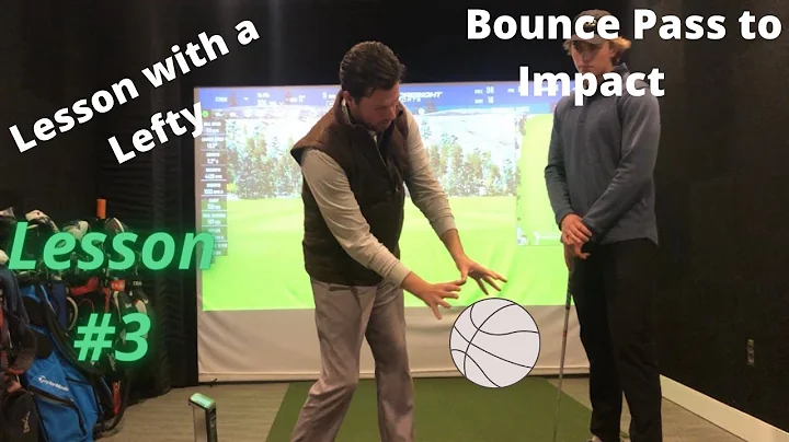 Lesson With A Lefty! See how a bounce pass drill c...