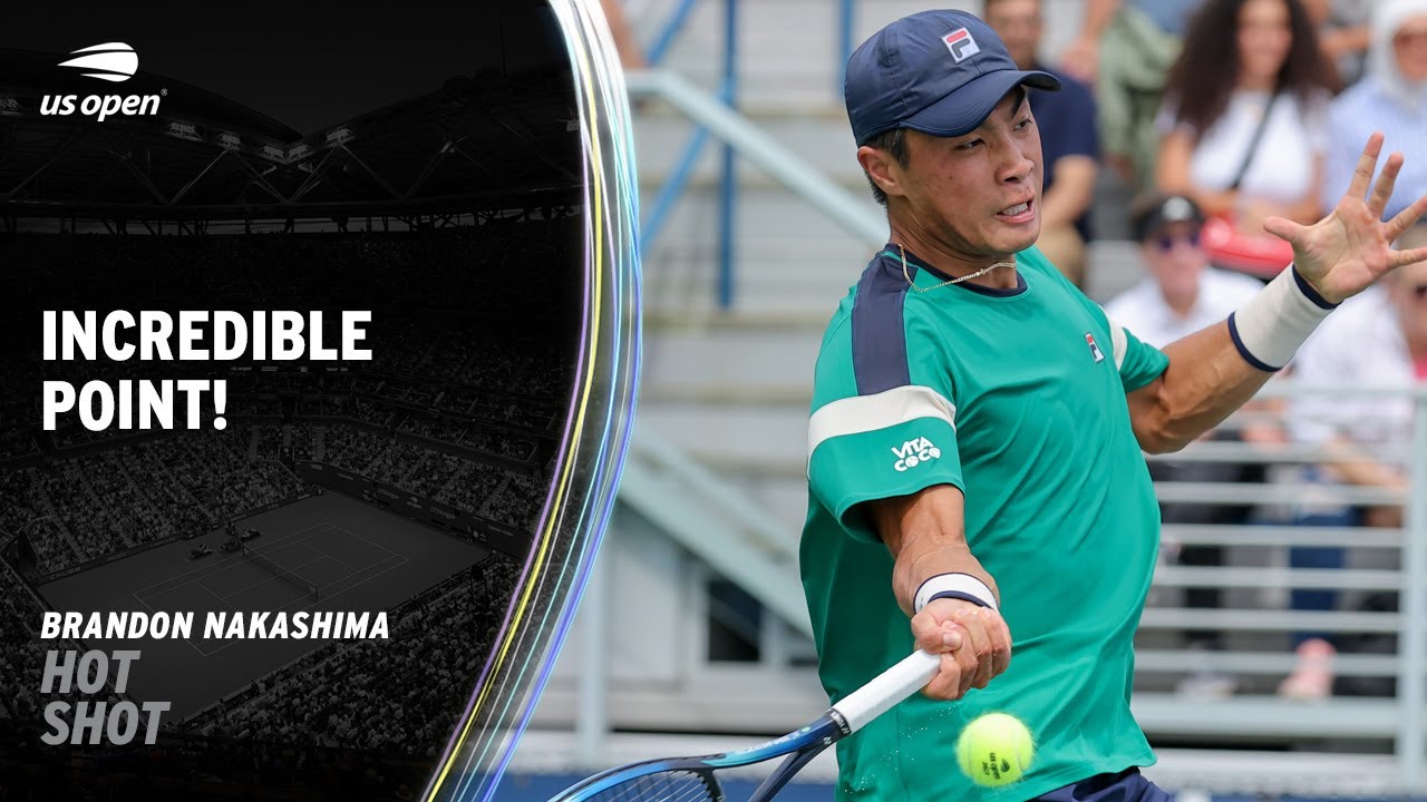 Brandon Nakashima's Cross-Court Beauty | 2023 US Open