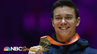 Brody Malone wins HISTORIC HIGH BAR GOLD for Team USA to wrap up Gymnastics Worlds | NBC Sports