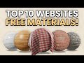 Top 10 Best Websites for FREE PBR Textures and Materials!