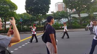 Change Of Guards 3rd December 2017 Singapore SAF Band Part 2.