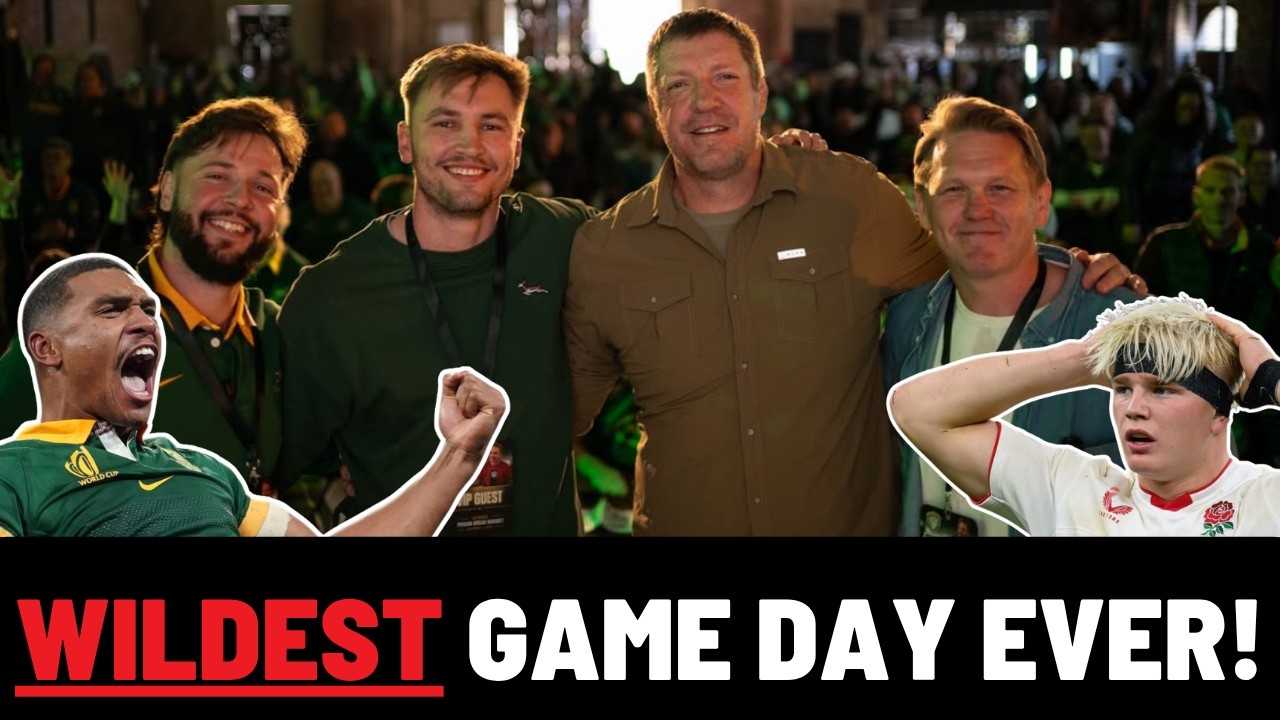WILDEST GAME DAY EVER | featuring BAKKIES BOTHA | SOUTH AFRICA vs ENGLAND