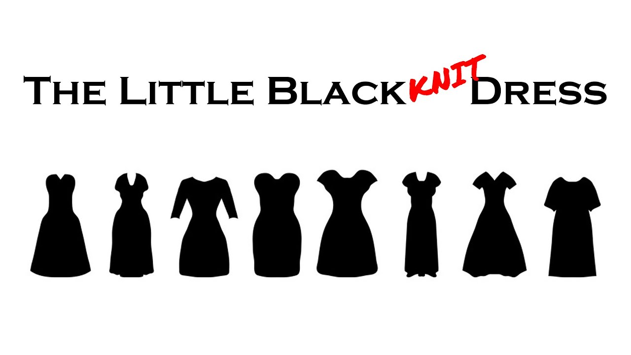 Sewing Inspiration The Little Black KNIT Dress! YouTube
