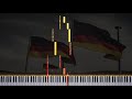 Germany National Anthem EASY piano tutorial