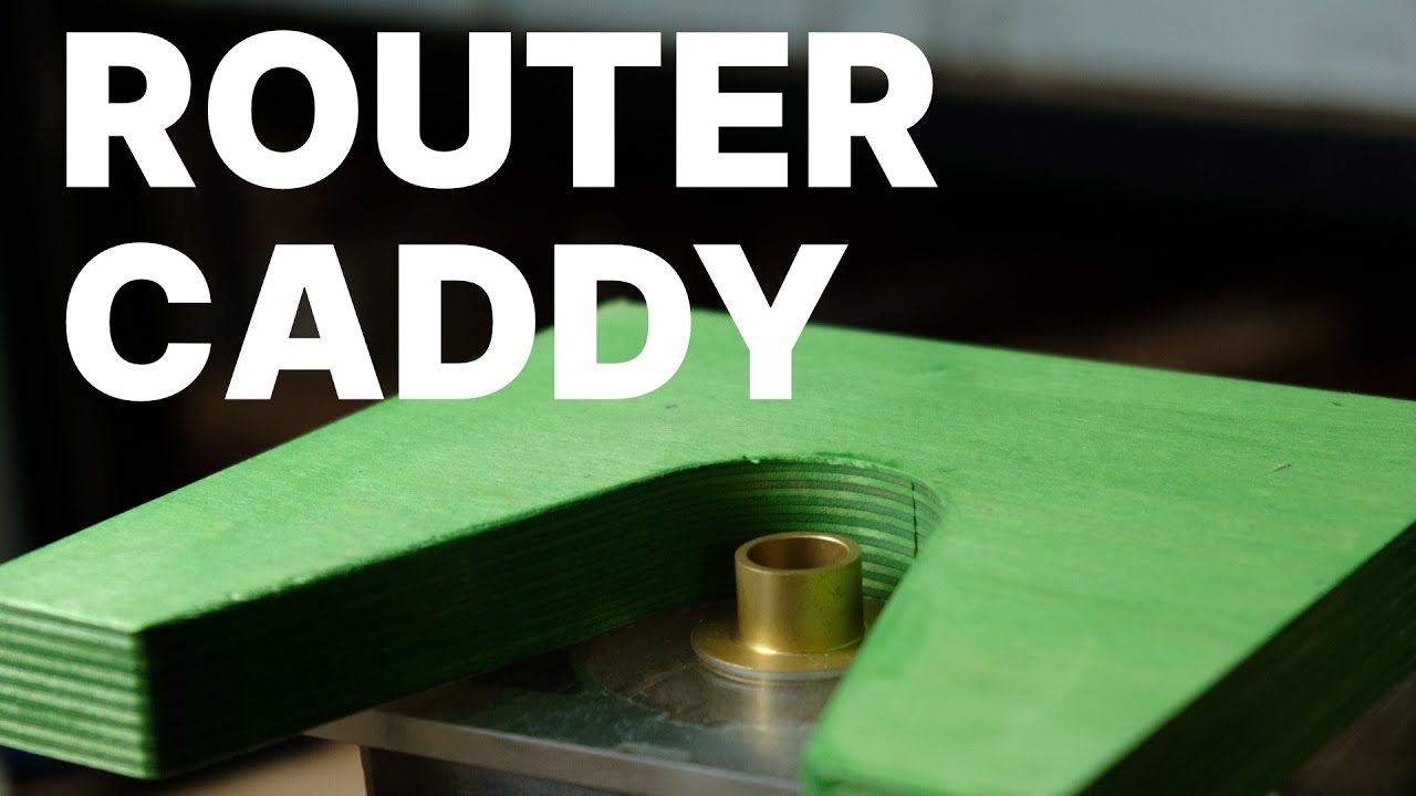 Caddy Router Wood Chip Tip: Router Caddy - YouTube