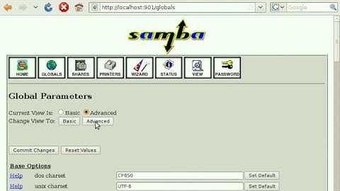 Configurar samba como controlador de dominio