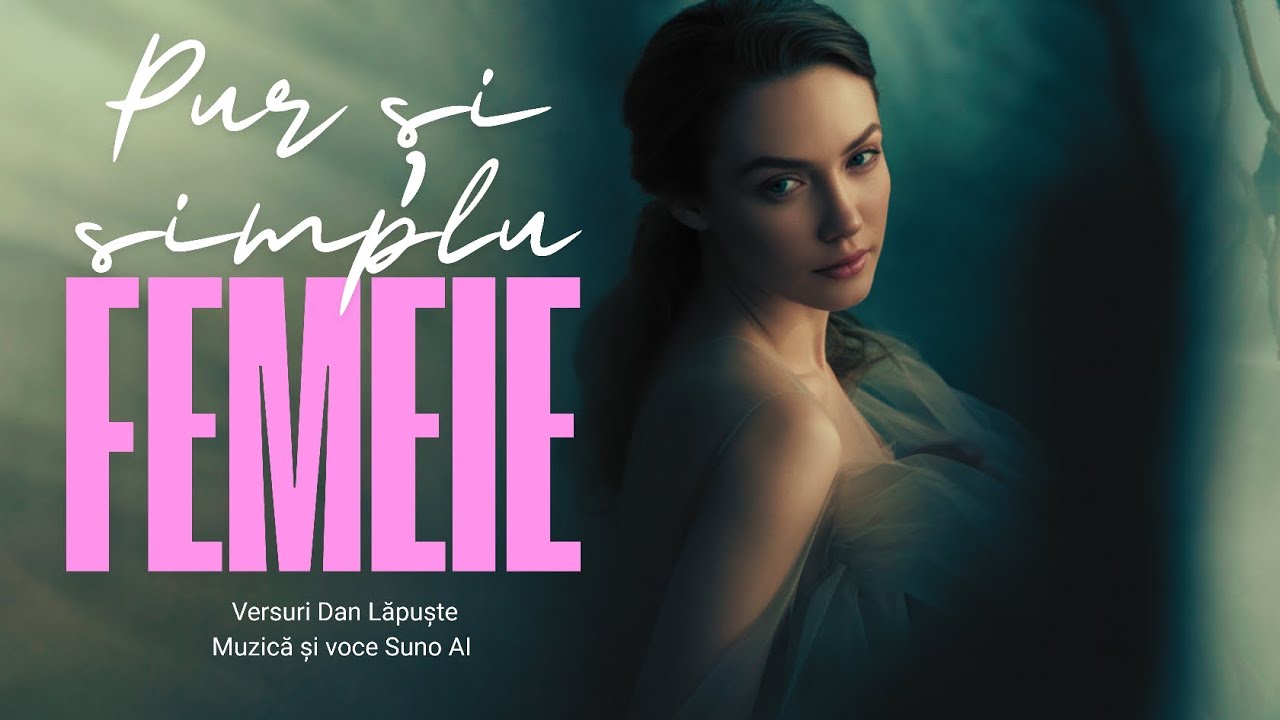 ,,Pur și simplu... Femeie"- versuri Dan Lăpuște. Muzică și voce Suno AI