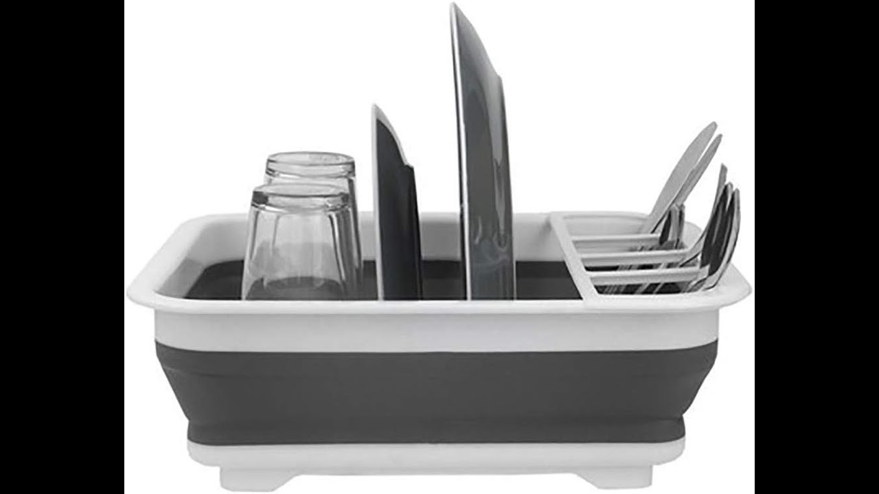  Rak  Piring  Lipat Foldable Dish  Drying Rack YouTube