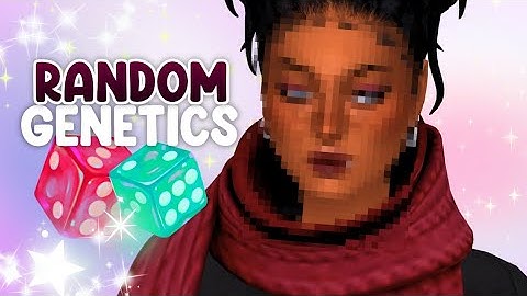RANDOM GENETICS CHALLENGE🎲💞| Sims 4 CAS Challenge