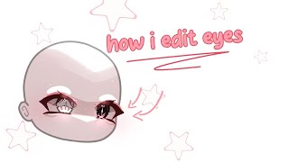 ✩ˎˊ˗   〕 :  eye editing tutorial! ⋅〔〕give credits!! ⋄〈〉no explanation   :   ⋆
