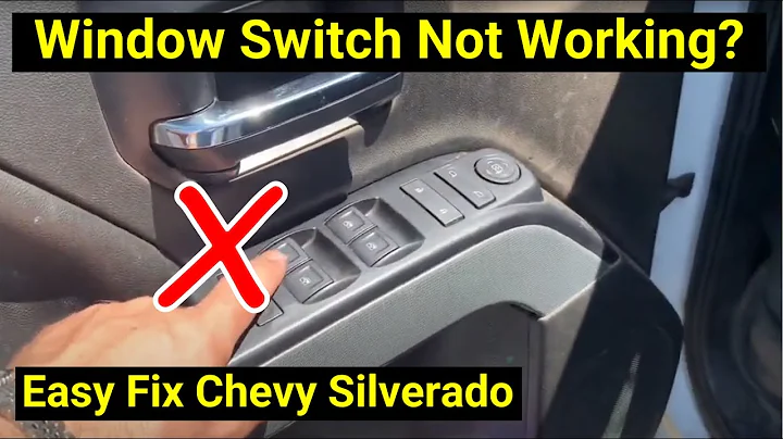 ✅ Window Not Working? Repair Window Switch on 2014-2019 GM Pickups and SUVs
