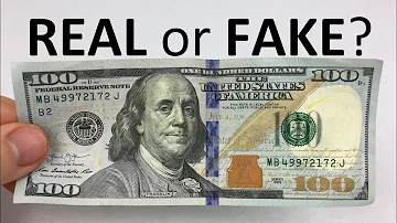 How to Tell if a $100 Bill is REAL or FAKE