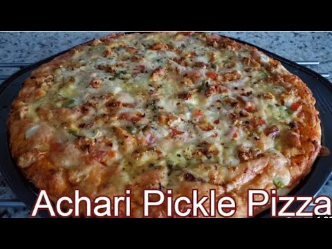 Achari Chicken Pizza
