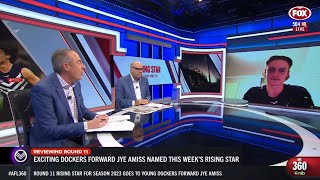 Jye Amiss on AFL 360 | Rising Star nomination