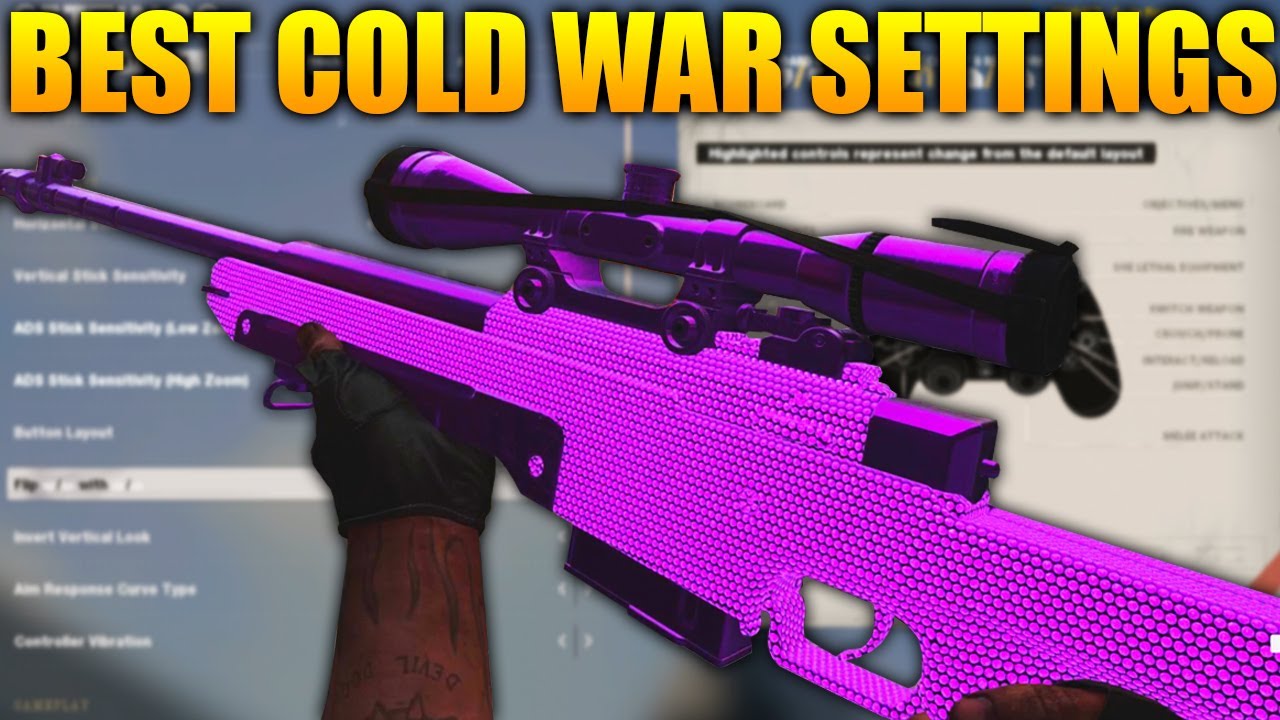 the *BEST* SNIPER Settings on Black Ops Cold War.. (Sensitivity ...