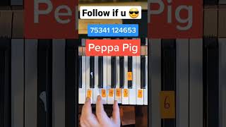 Peppa Pig Song (Easy Piano Tutorial)