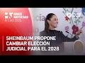 A las Dos - Sheinbaum propone cambiar elección judicial para el 2028 (18/05/2026)