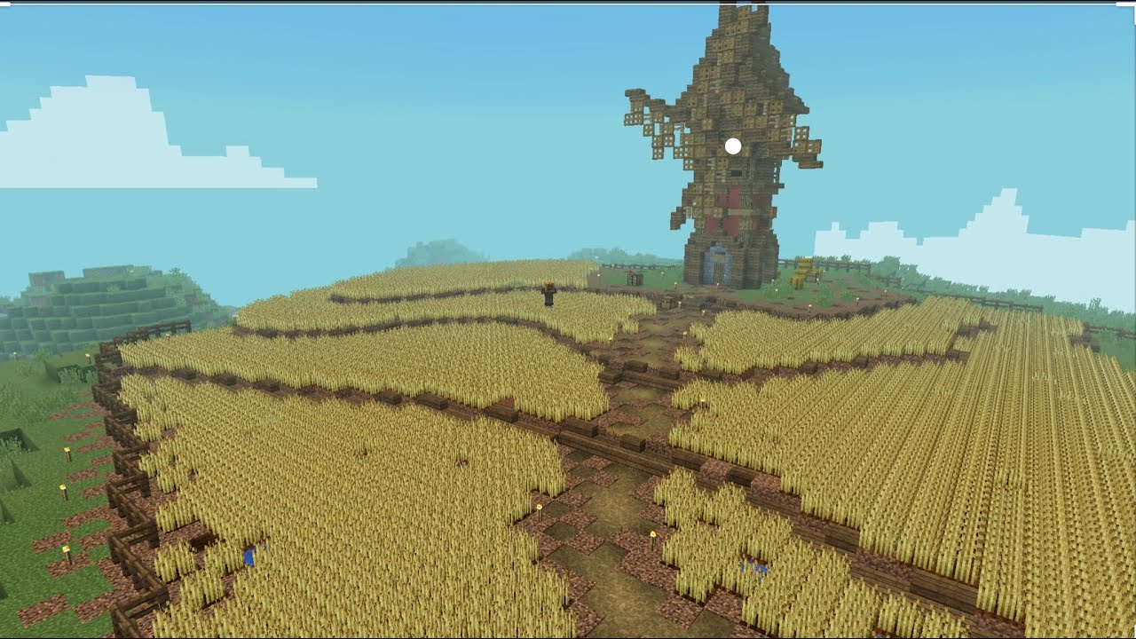 I will make the biggest wheat farm in Minecraft Part 1 