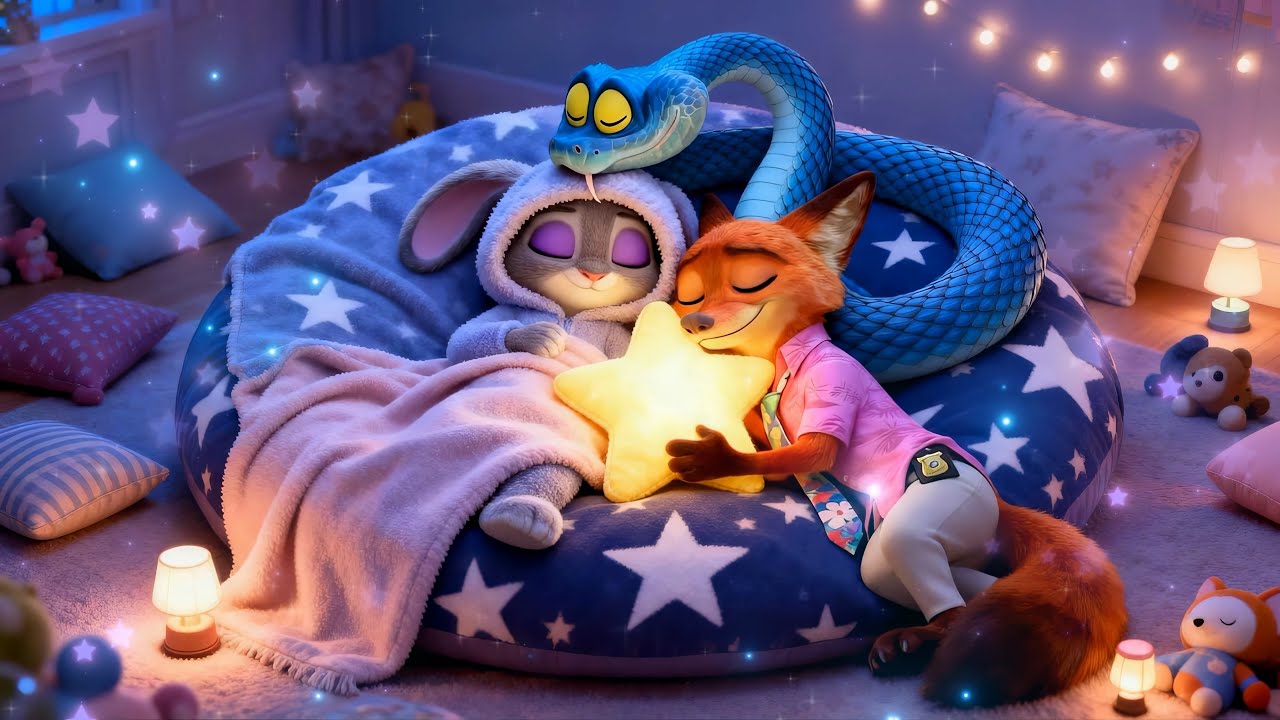 Sleeps Instantly 🎶 Magical Dreams with Zootopia's Judy, Nick & Gary De'Snake 🍄