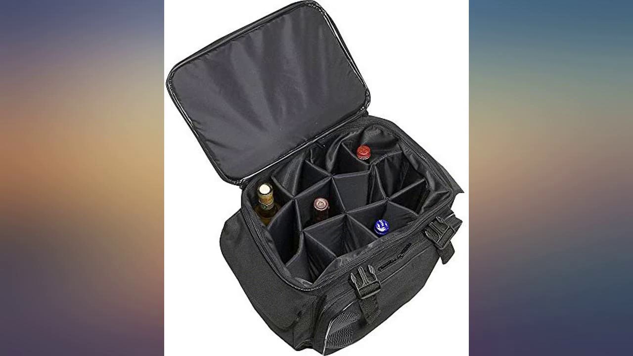 Bellino Bottle Limo 12 Bottle Insulated Wine Tote Case Wheel Travel Cooler with review