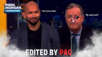 ANDREW TATE BEING CENSORED ON PIERS MORGAN