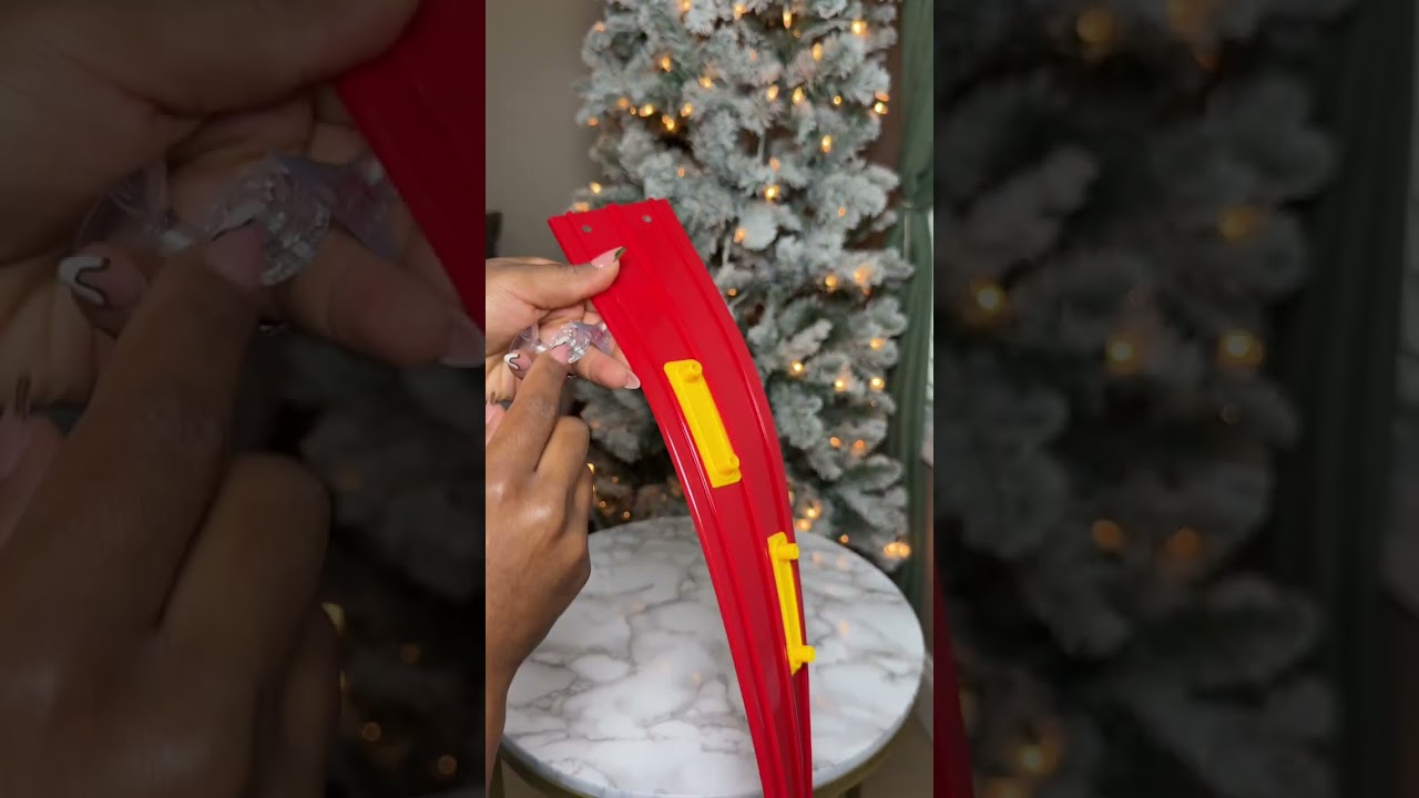 I'm done building race tracks! They can set up this flexible race track themselves by draping it