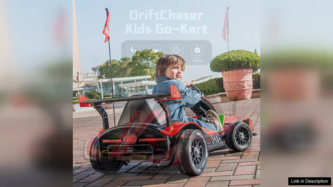 UNICOO® DriftChaser™ Childrens Go Kart 24V Rechargeable Ride On Toy Electric Scooter Review