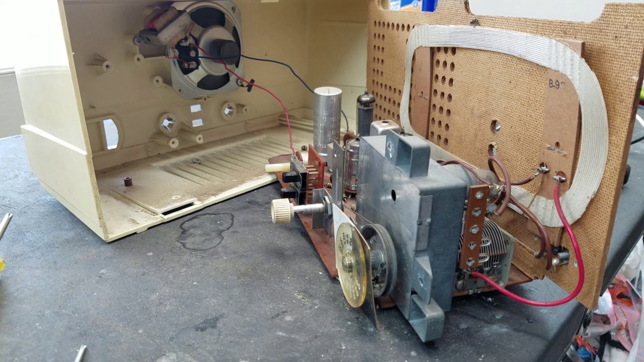 Mid 1960s Arvin 36R07 AM/FM Radio Repair Cheap Radio with Inductive FM