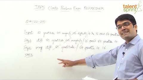 Machine Input and Output | Advanced Example - 3  | Reasoning Ability | TalentSprint