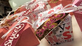 Valentine Treat Boxes ~ A Cricut Design Project