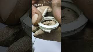 How to Make a Turquoise Inlay Sterling Silver Ring | Handmade Jewelry | Part (3) Making A Tree Branch Ring With Turquoise A Silversmithing Tutorial