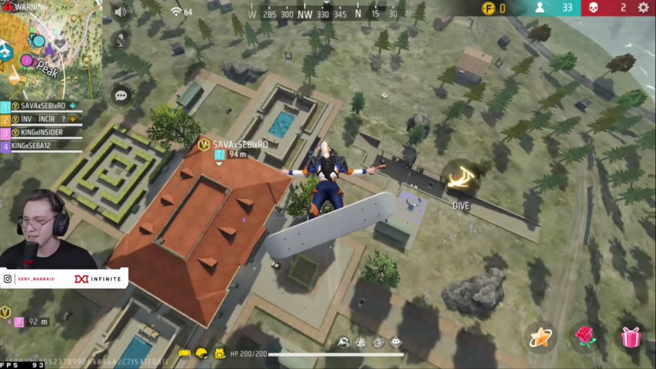 Gameplay cu King Seby la BR Ranked! 7 ani de Aniversare pe Free Fire!