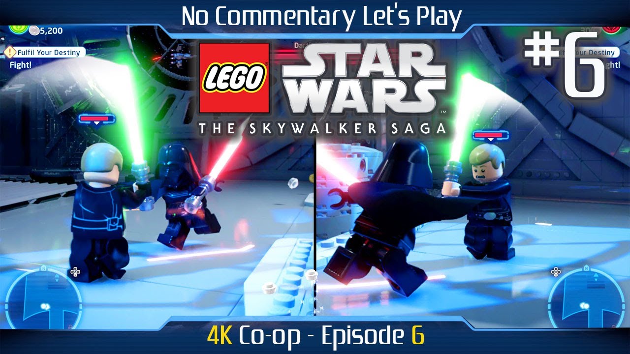LEGO The Skywalker Saga [4K] Let's Play Co-op No Commentary #6 
