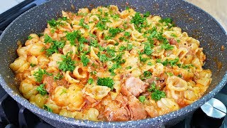 Уж ОЧЕНЬ ВКУСНО И БЫСТРО за 20 минут и УЖИН ГОТОВ! МАКАРОНЫ - ЛУЧШИЙ РЕЦЕПТ Уж ОЧЕНЬ ВКУСНО И БЫСТРО за 20 минут и УЖИН ГОТОВ! МАКАРОНЫ - ЛУЧШИЙ РЕЦЕПТ